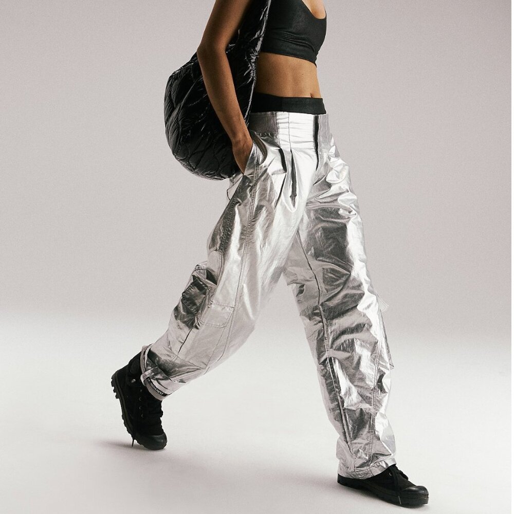 Free People Movement NWOT Mesmerize Me Shine Pants